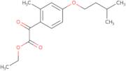 Ethyl 2-(4-(isopentyloxy)-2-methylphenyl)-2-oxoacetate