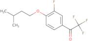 2,2,2-Trifluoro-1-(3-fluoro-4-(isopentyloxy)phenyl)ethanone