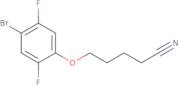 5-(4-Bromo-2,5-difluoro-phenoxy)pentanenitrile