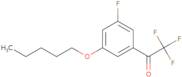 2,2,2-Trifluoro-1-(3-fluoro-5-(pentyloxy)phenyl)ethanone