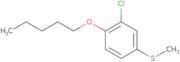 (3-Chloro-4-(pentyloxy)phenyl)(methyl)sulfane