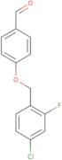 4-(4-Chloro-2-fluorobenzyloxy)benzaldehyde