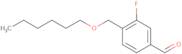 3-Fluoro-4-[(N-hexyloxy)methyl]benzaldehyde