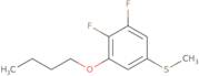 (3-Butoxy-4,5-difluorophenyl)(methyl)sulfane