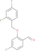 2-((2,4-Difluorobenzyl)oxy)-4-fluorobenzaldehyde