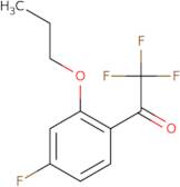 2,2,2-Trifluoro-1-(4-fluoro-2-propoxyphenyl)ethanone