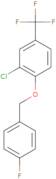 3-Chloro-4-[(4-fluorophenyl)methoxy]benzotrifluoride