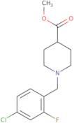 Methyl 1-(4-chloro-2-fluorobenzyl)piperidine-4-carboxylate