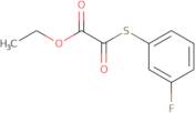 Ethyl 2-(3-fluorophenyl)sulfanyl-2-oxo-acetate