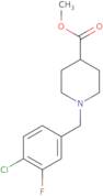 Methyl 1-(4-chloro-3-fluorobenzyl)piperidine-4-carboxylate