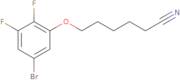 6-(3-Bromo-5,6-difluoro-phenoxy)hexanenitrile
