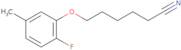 6-(2-Fluoro-5-methyl-phenoxy)hexanenitrile