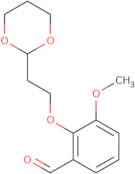 2-(2-(1,3-Dioxan-2-yl)ethoxy)-3-methoxybenzaldehyde