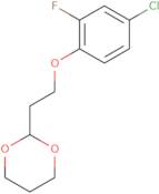 2-[2-(4-Chloro-2-fluoro-phenoxy)ethyl]-1,3-dioxane