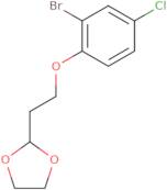 2-[2-(2-Bromo-4-chloro-phenoxy)ethyl]-1,3-dioxolane