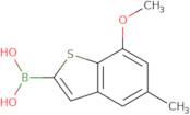 (7-methoxy-5-methylbenzo[b]thiophen-2-yl)boronic acid
