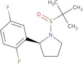 (2S)-2-(2,5-Difluorophenyl)-1-[(S)-(1,1-dimethylethyl)sulfinyl]pyrrolidine