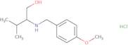 (2S)-2-{[(4-Methoxyphenyl)methyl]amino}-3-methylbutan-1-ol hydrochloride