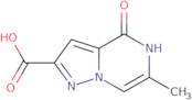 6-Methyl-4-oxo-4H,5H-pyrazolo[1,5-a]pyrazine-2-carboxylic acid