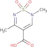 2,​5-​dimethyl-​2H-​1,​2,​6-​thiadiazine-​4-​carboxylic acid 1,​1-​dioxide