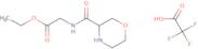 Trifluoroacetic acid ethyl 2-(morpholin-3-ylformamido)acetate