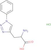 2-Amino-3-(1-phenyl-1H-1,2,3-triazol-4-yl)propanoic acid hydrochloride