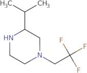 3-(Propan-2-yl)-1-(2,2,2-trifluoroethyl)piperazine