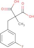 2-[(3-Fluorophenyl)methyl]-2-methylpropanedioic acid