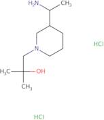 1-[3-(1-Aminoethyl)piperidin-1-yl]-2-methylpropan-2-ol dihydrochloride