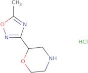 2-(5-Methyl-1,2,4-oxadiazol-3-yl)morpholine hydrochloride