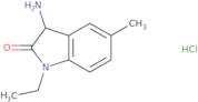 3-Amino-1-ethyl-5-methyl-2,3-dihydro-1H-indol-2-one hydrochloride