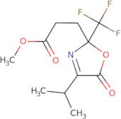 Methyl 3-[5-oxo-4-(propan-2-yl)-2-(trifluoromethyl)-2,5-dihydro-1,3-oxazol-2-yl]propanoate