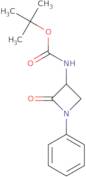 tert-Butyl N-(2-oxo-1-phenylazetidin-3-yl)carbamate