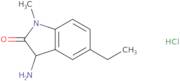 3-Amino-5-ethyl-1-methyl-2,3-dihydro-1H-indol-2-one hydrochloride