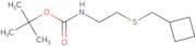 tert-Butyl N-{2-[(cyclobutylmethyl)sulfanyl]ethyl}carbamate