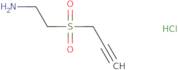 3-(2-Aminoethanesulfonyl)prop-1-yne hydrochloride