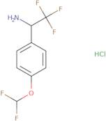 1-[4-(Difluoromethoxy)phenyl]-2,2,2-trifluoroethan-1-amine hydrochloride