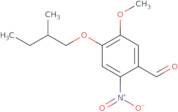 5-Methoxy-4-(2-methylbutoxy)-2-nitrobenzaldehyde