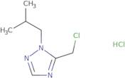 5-(Chloromethyl)-1-(2-methylpropyl)-1H-1,2,4-triazole hydrochloride