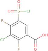 3-Chloro-5-(chlorosulfonyl)-2,4-difluorobenzoic acid