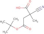 4-(tert-Butoxy)-2-cyano-2-methyl-4-oxobutanoic acid