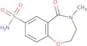 4-Methyl-5-oxo-2,3,4,5-tetrahydro-1,4-benzoxazepine-7-sulfonamide