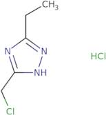 3-(Chloromethyl)-5-ethyl-1H-1,2,4-triazole hydrochloride