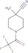 4-Methyl-1-(trifluoroacetyl)piperidine-4-carbonitrile