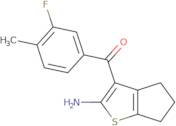 3-(3-Fluoro-4-methylbenzoyl)-4H,5H,6H-cyclopenta[b]thiophen-2-amine