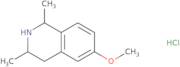 6-Methoxy-1,3-dimethyl-1,2,3,4-tetrahydroisoquinoline hydrochloride