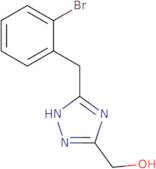 {5-[(2-Bromophenyl)methyl]-4H-1,2,4-triazol-3-yl}methanol