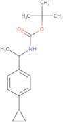 tert-Butyl N-[1-(4-cyclopropylphenyl)ethyl]carbamate