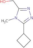 (5-Cyclobutyl-4-methyl-4H-1,2,4-triazol-3-yl)methanol