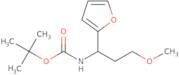 tert-Butyl N-[1-(furan-2-yl)-3-methoxypropyl]carbamate